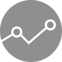 White zigzag line with dots connecting peaks on a red background, symbolizing data analytics or performance.